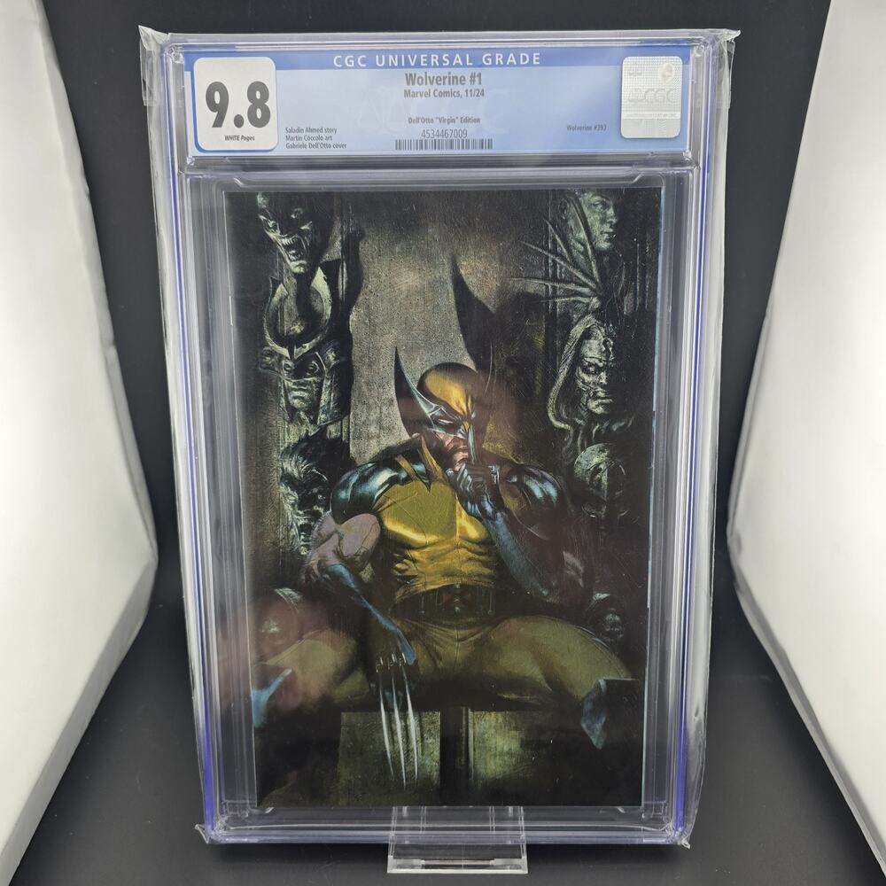 Wolverine 1 CGC 9.8 Virgin Edition Dell'Otto Retailer Exclusive Variant Marvel